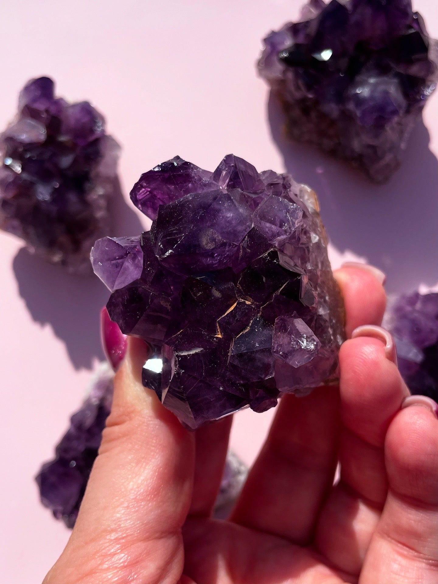 Highest Grade Brazilian Amethyst Clusters