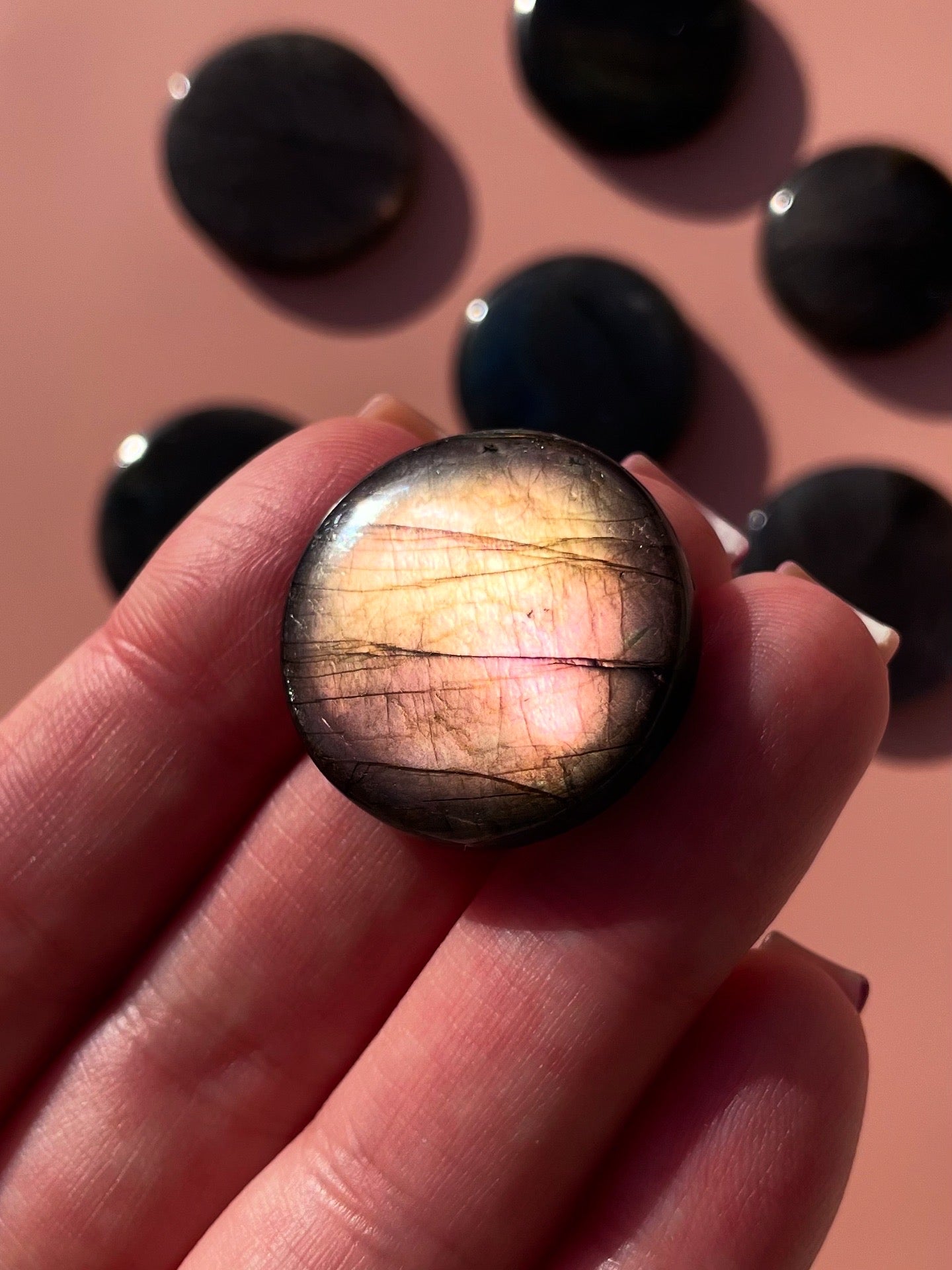 Small Labradorite/Spectrolite Flat Stones
