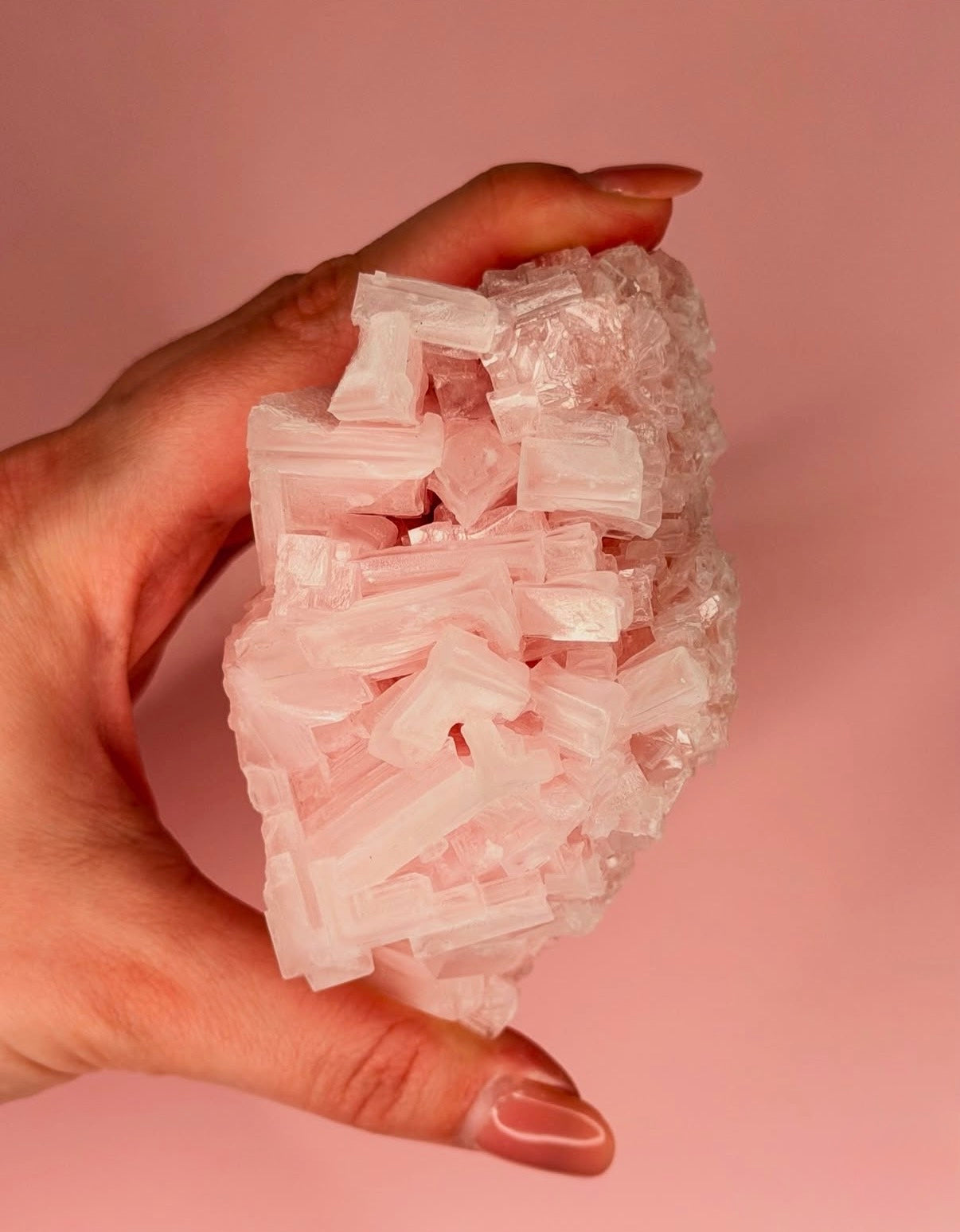 Chunky Pink Hallite Specimen