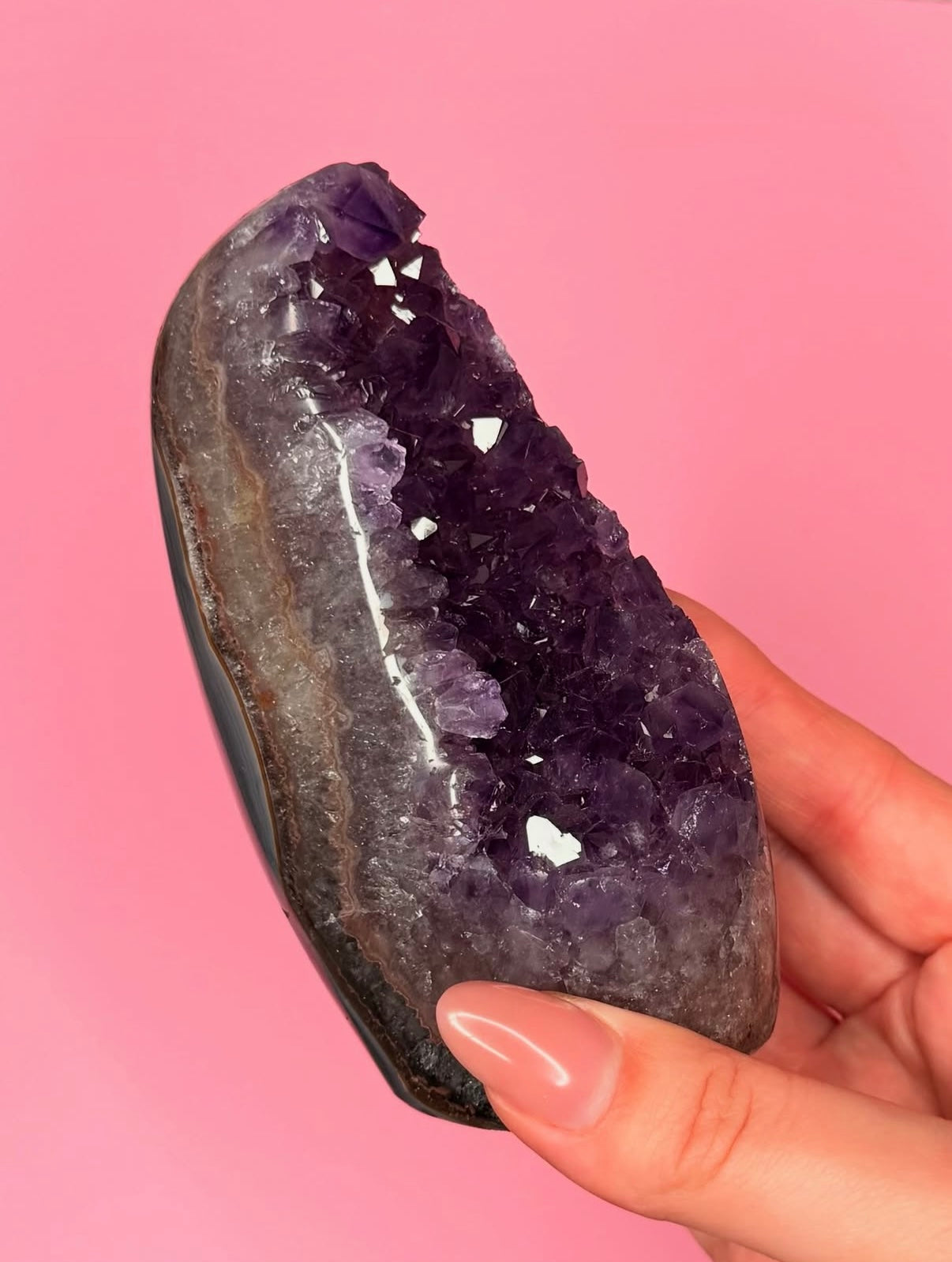 Brazilian Amethyst Cut Base 650g