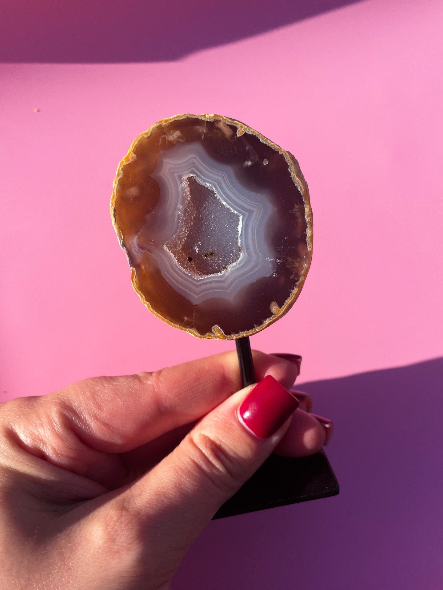 Brazilian Agate On stand