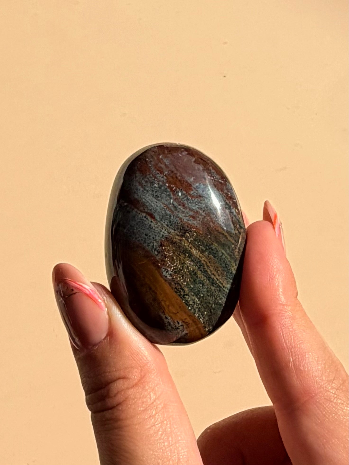 Pick your own - Ocean jasper palm stones