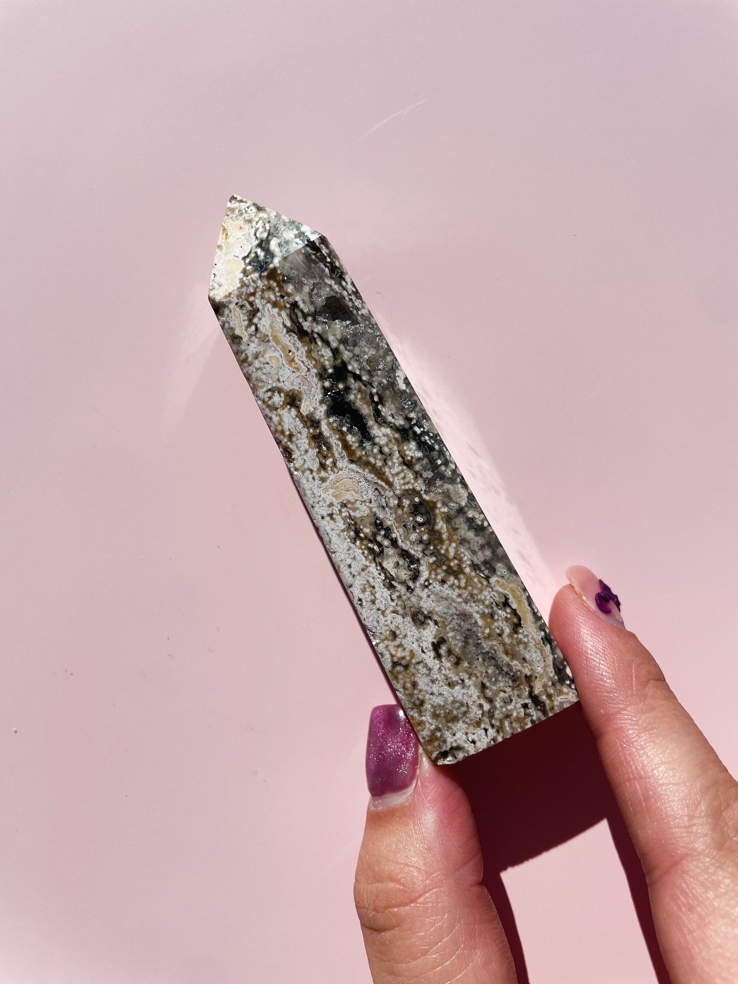Orbicular 8th Vein Jasper Tower