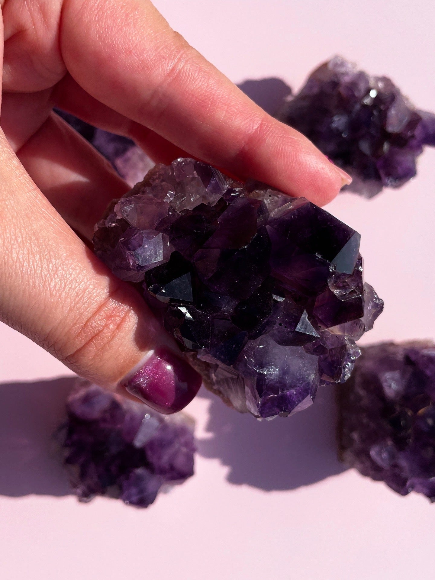 Highest Grade Brazilian Amethyst Clusters