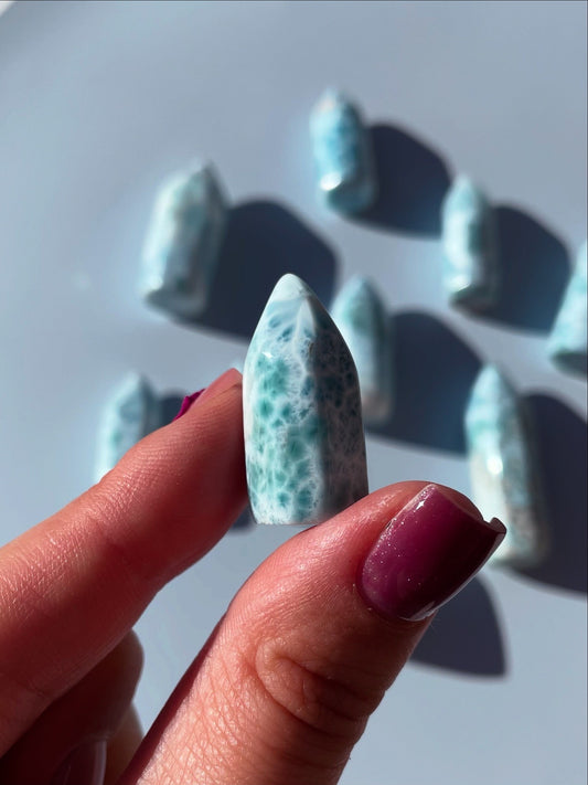 AAA Grade Mini Larimar Tower 9g (Blue lagoon)