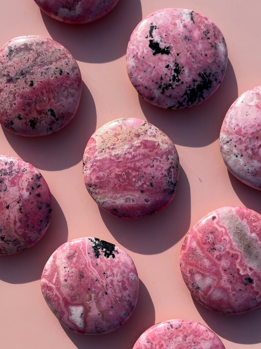 Peruvian Rhodonite Flat Stones