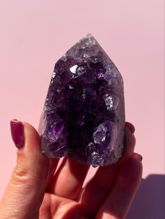 HQ Brazilian Amethyst Tower 163g