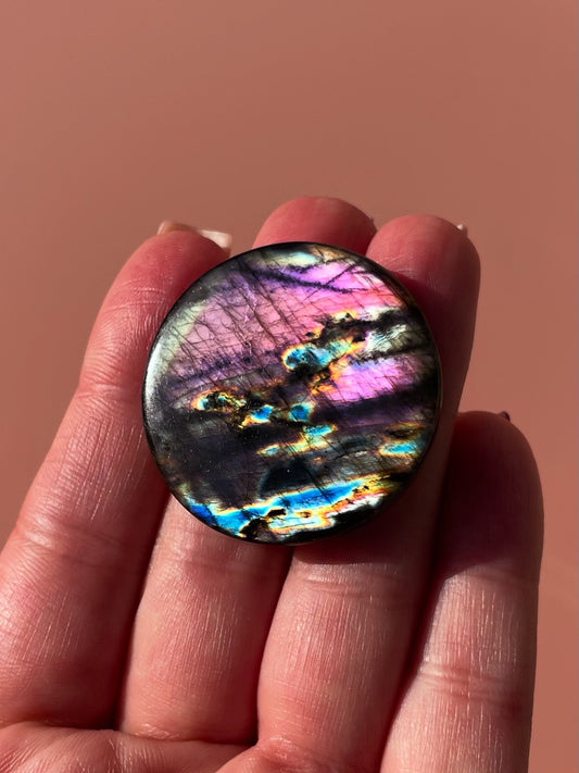 AAA Labradorite/Spectrolite Flat Stone - Small