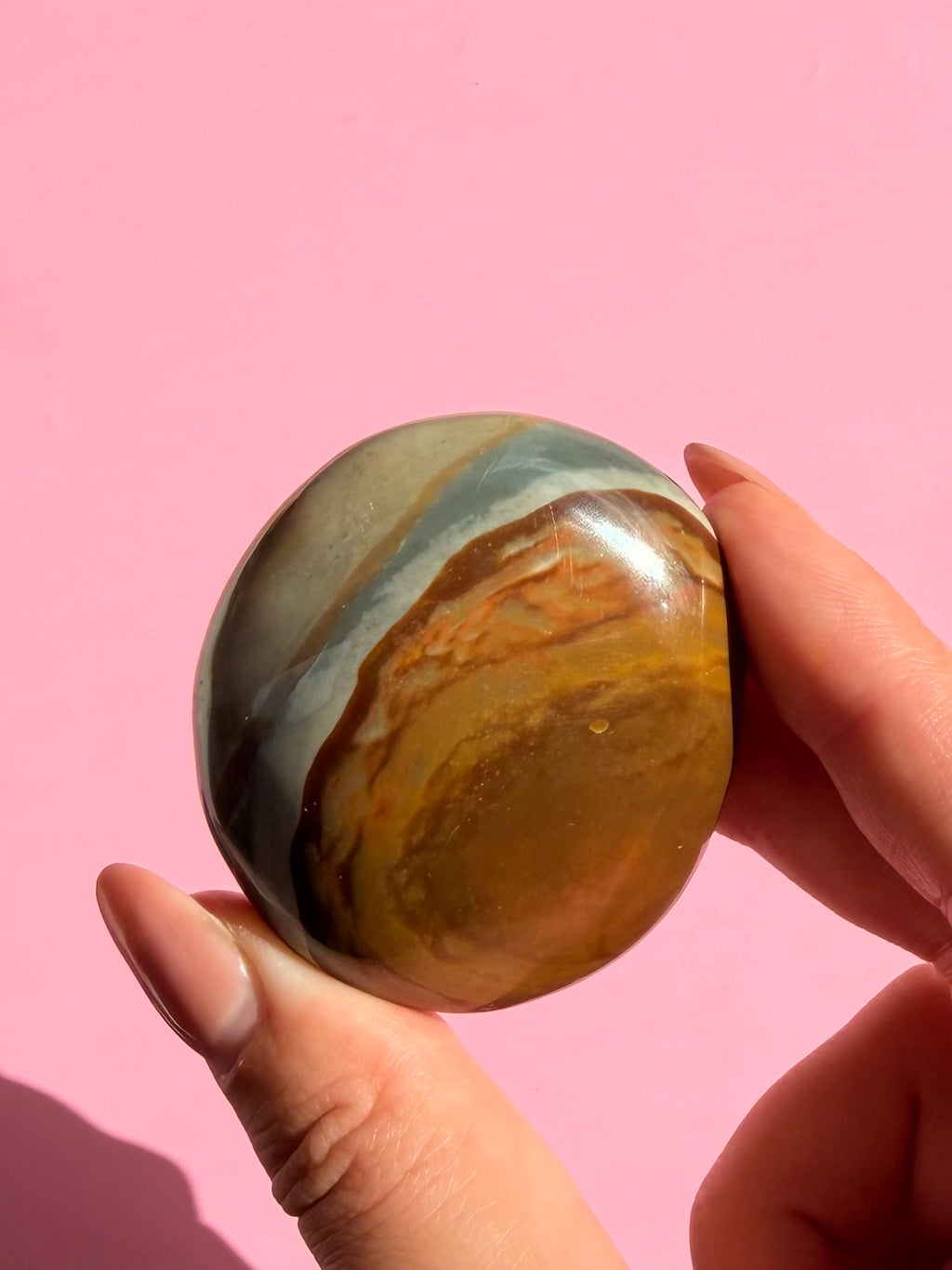 Polychrome Jasper Palm stones - Choose your own
