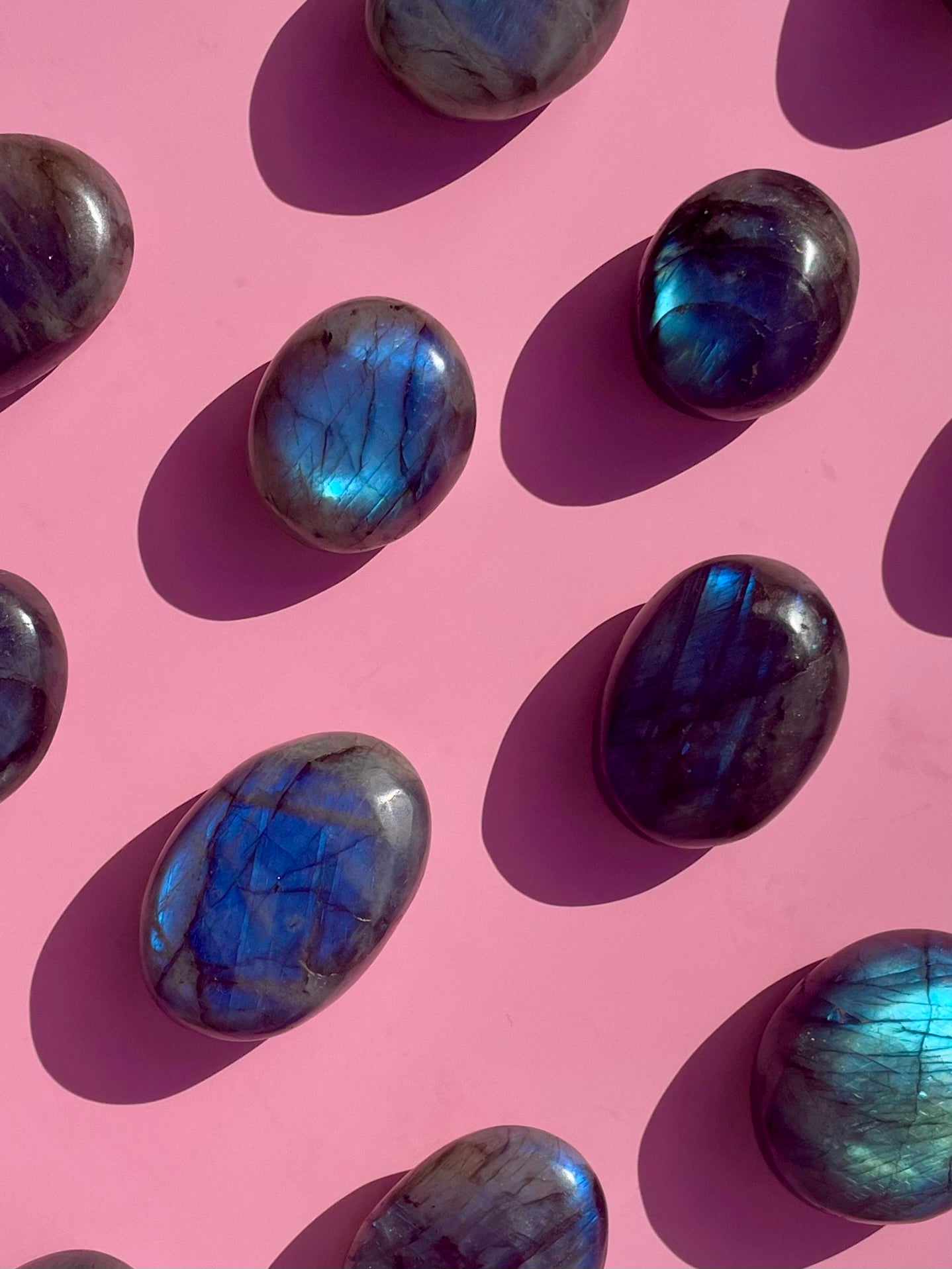 Mini Labradorite Palm Stones