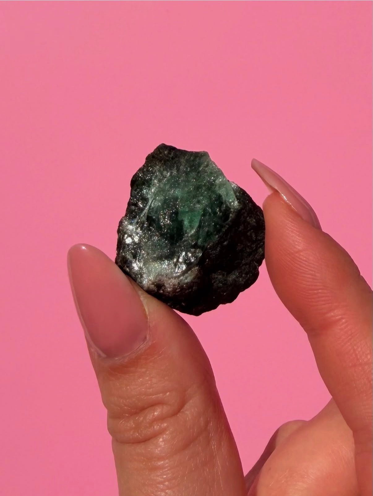 Raw Emerald On Matrix