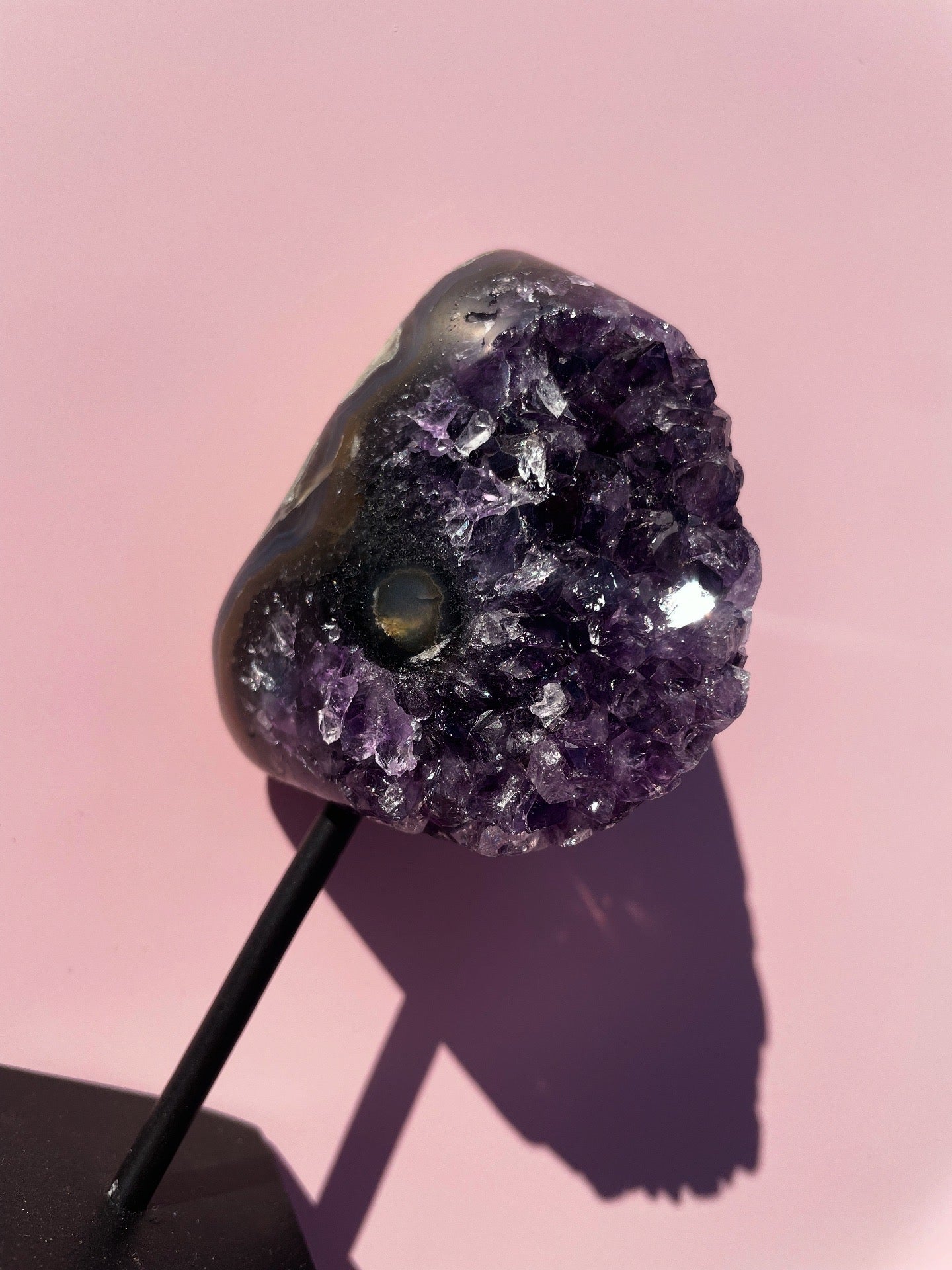 Brazilian Amethyst Freeform On Stand - small