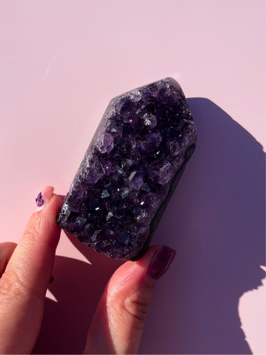 HQ Brazilian Amethyst Tower 133g
