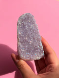 Aura amethyst cut base from Brazil - 318g