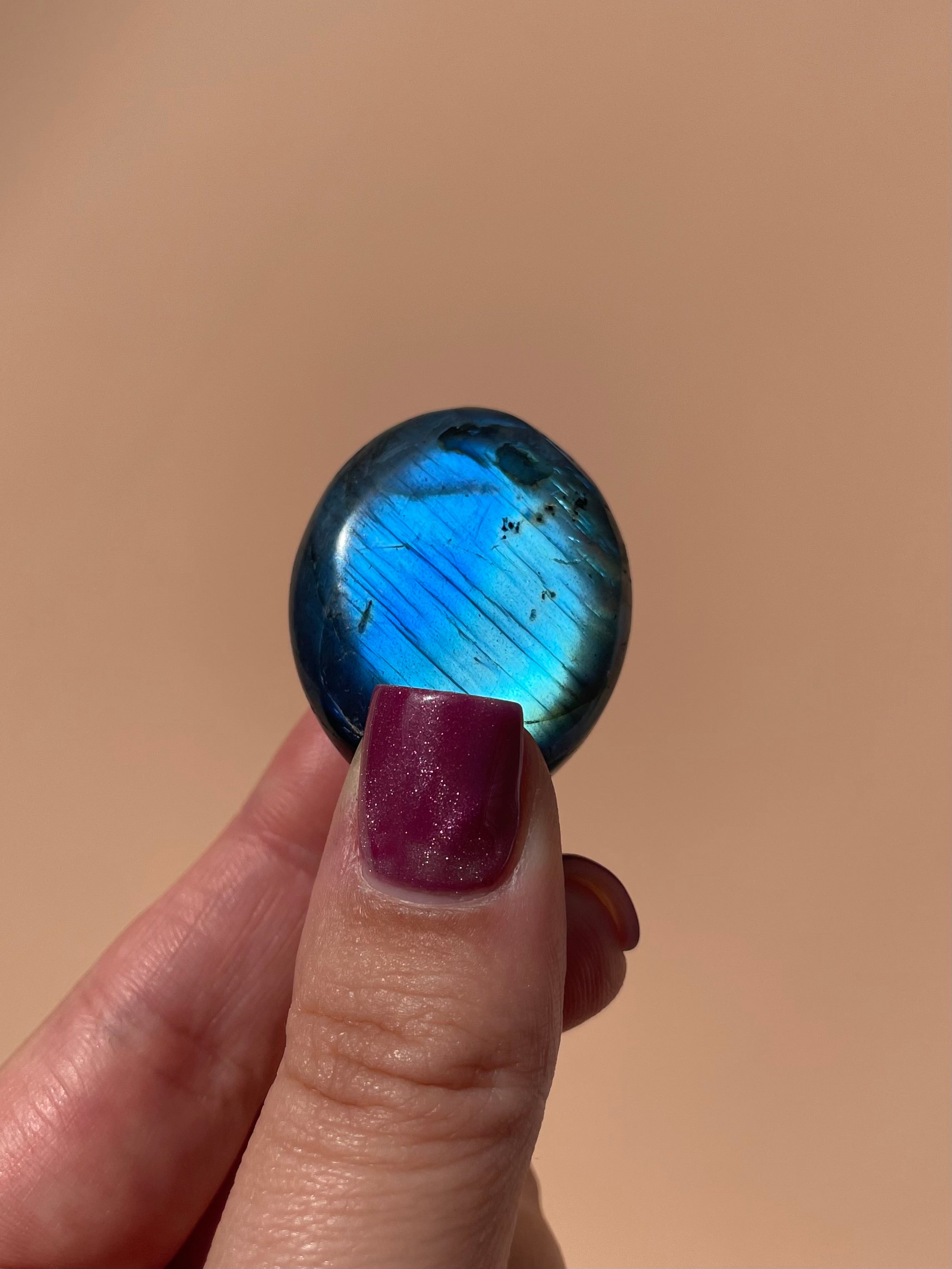 Mini Labradorite Palm Stones