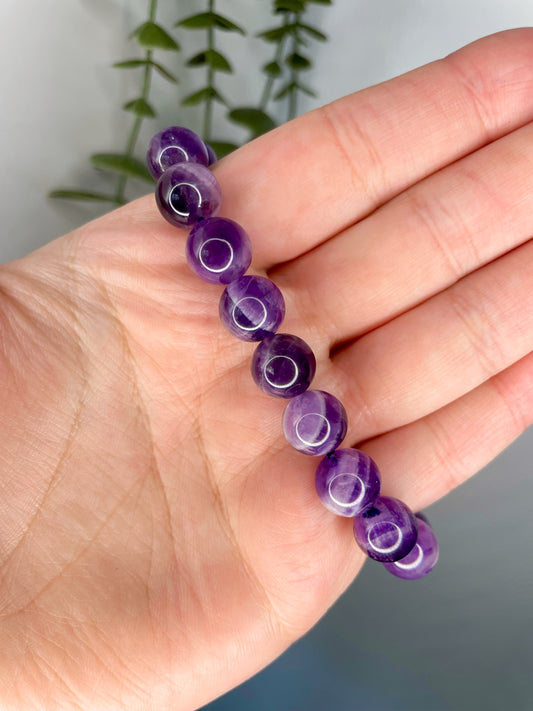 Dream Amethyst 10mm Bead Bracelet
