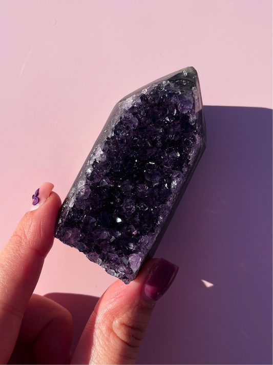 HQ Brazilian Amethyst Tower 148g