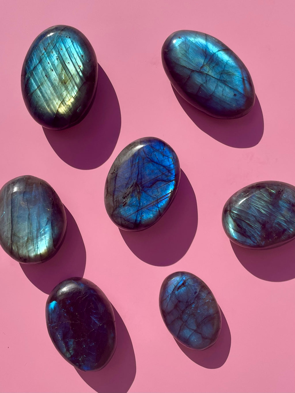 Labradorite Palm Stones