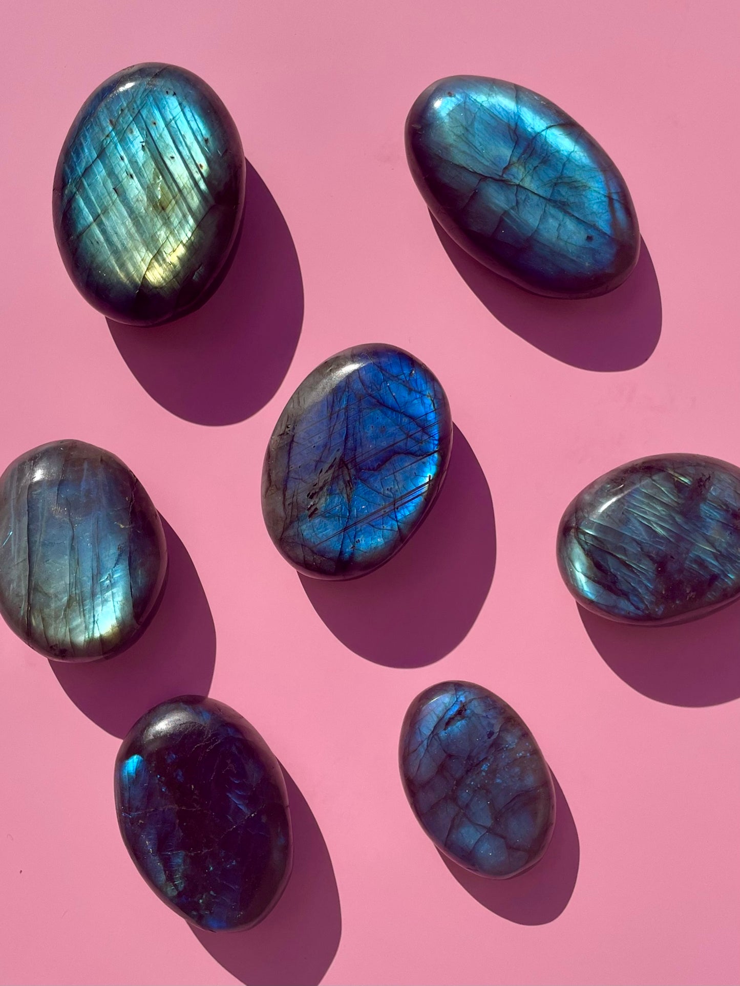 Labradorite Palm Stones