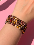 Mookaite 6mm Crystal Bracelet
