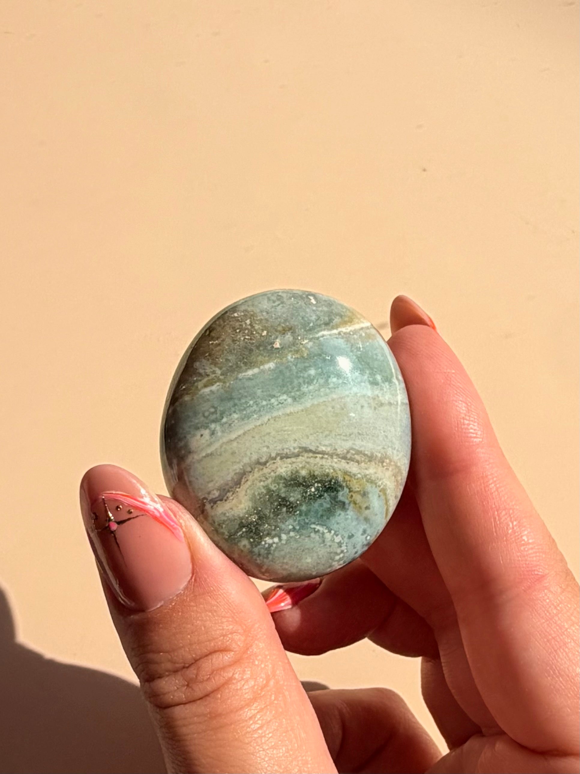 Pick your own - Ocean jasper palm stones