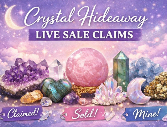 Divine serenity Crystal live claims (amethyst bear)