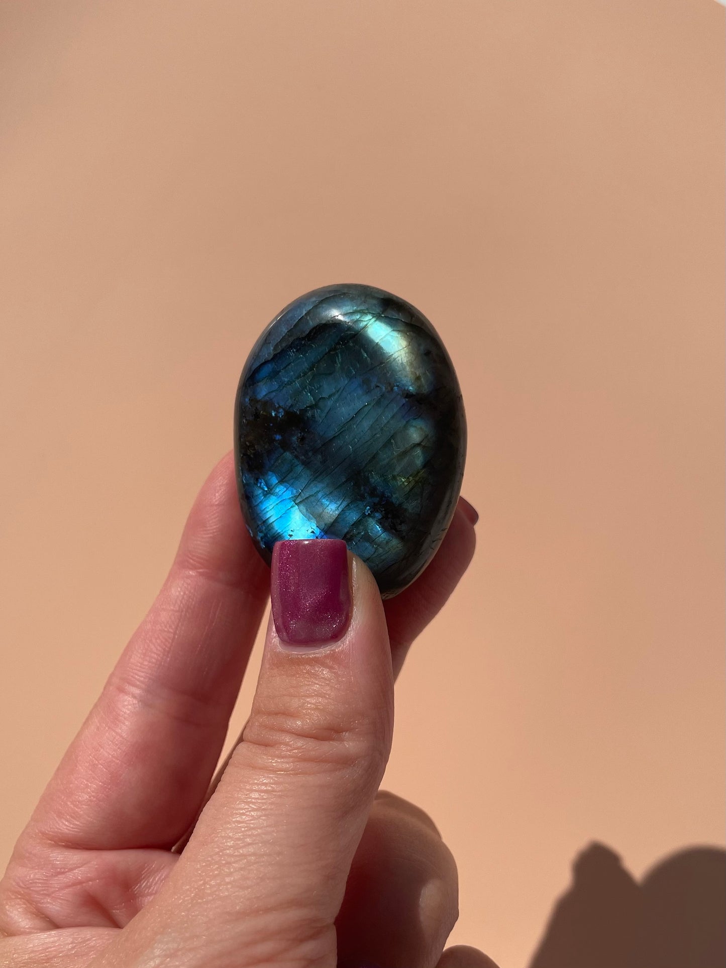 Labradorite Palm Stones