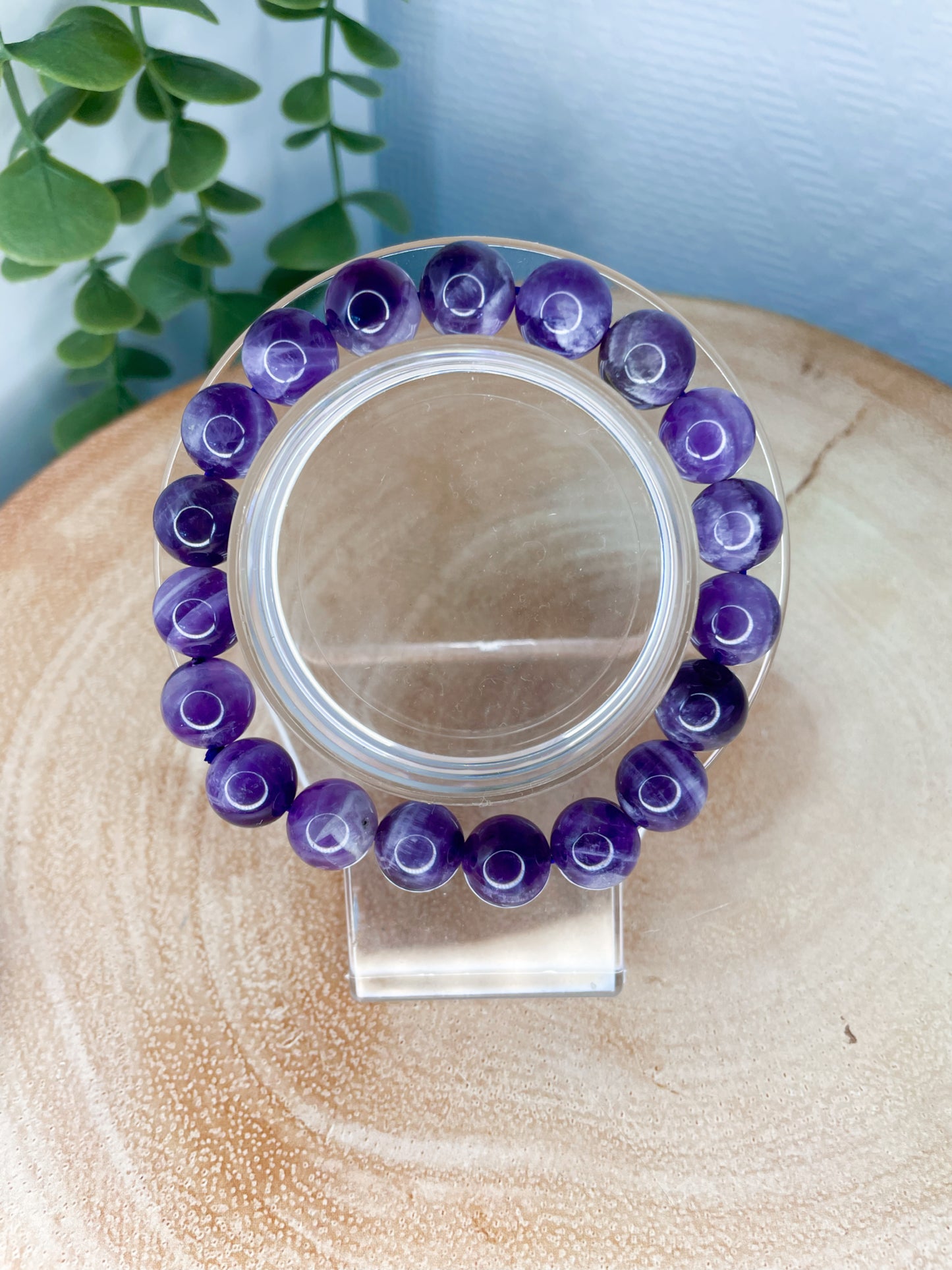 Dream Amethyst 10mm Bead Bracelet