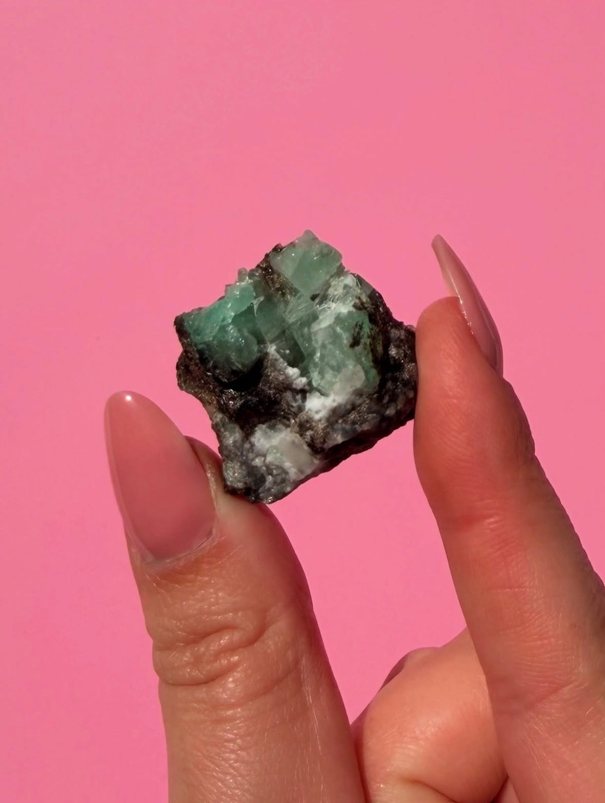 Raw Emerald On Matrix
