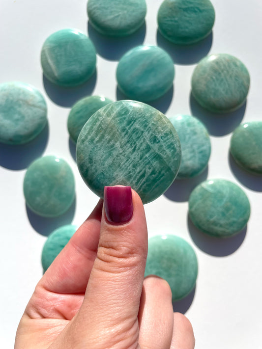 Amazonite Flat Stone