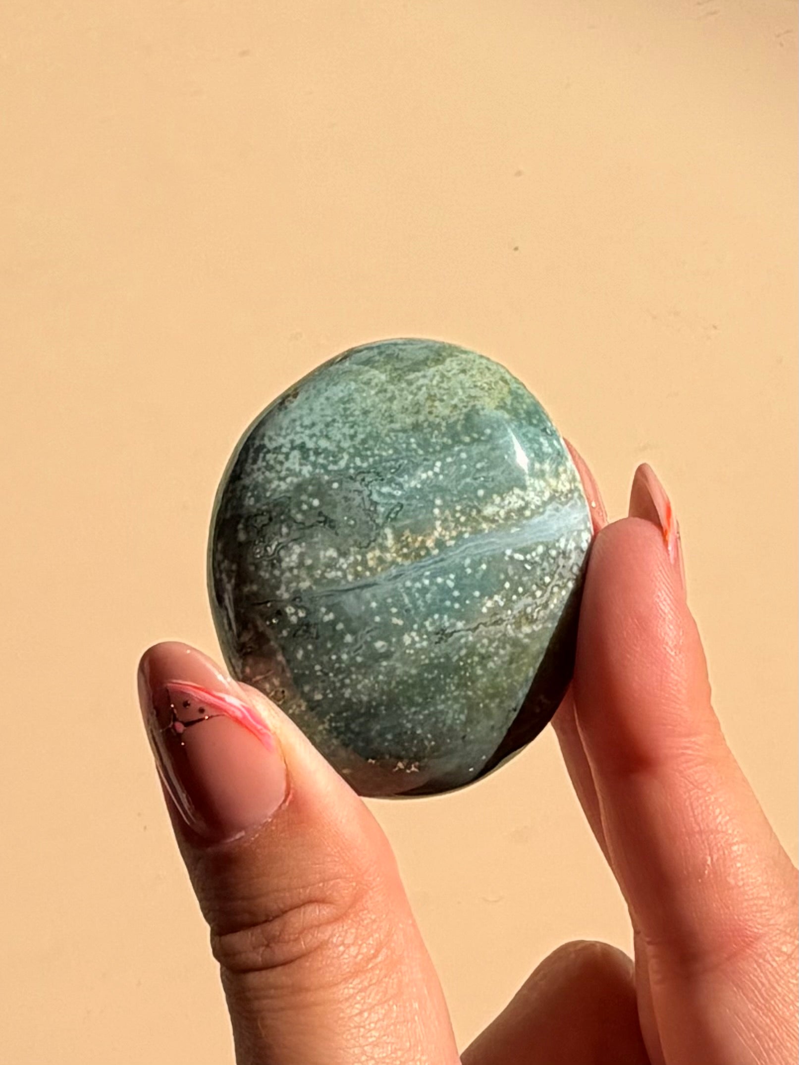 Pick your own - Ocean jasper palm stones