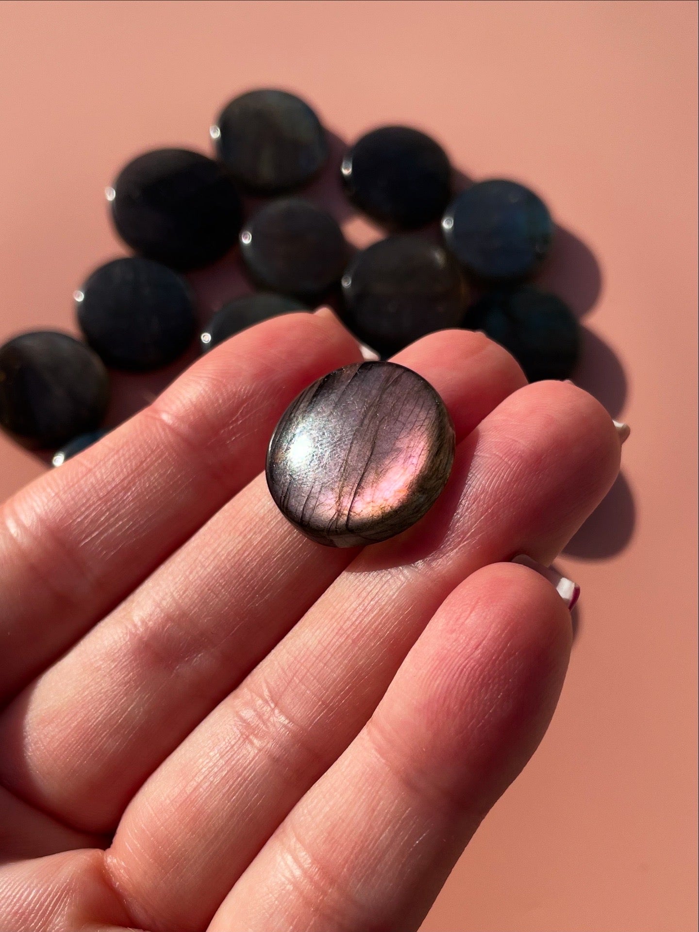 Mini Labradorite/Spectrolite Flat Stones