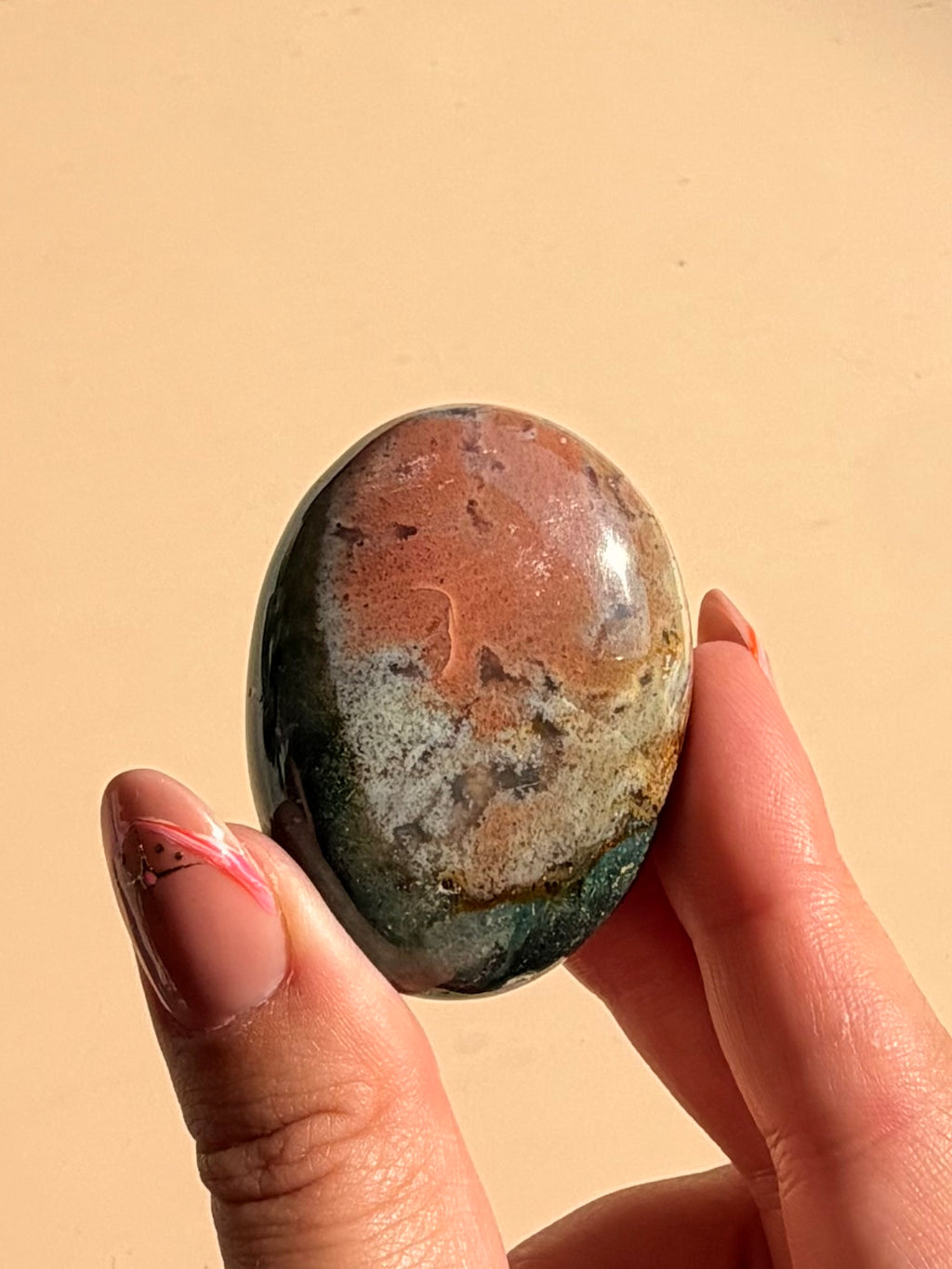 Pick your own - Ocean jasper palm stones