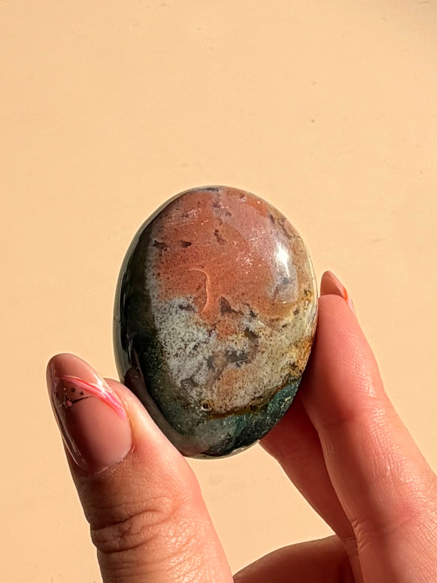 Pick your own - Ocean jasper palm stones