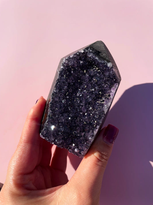 HQ Brazilian Amethyst Tower 361g