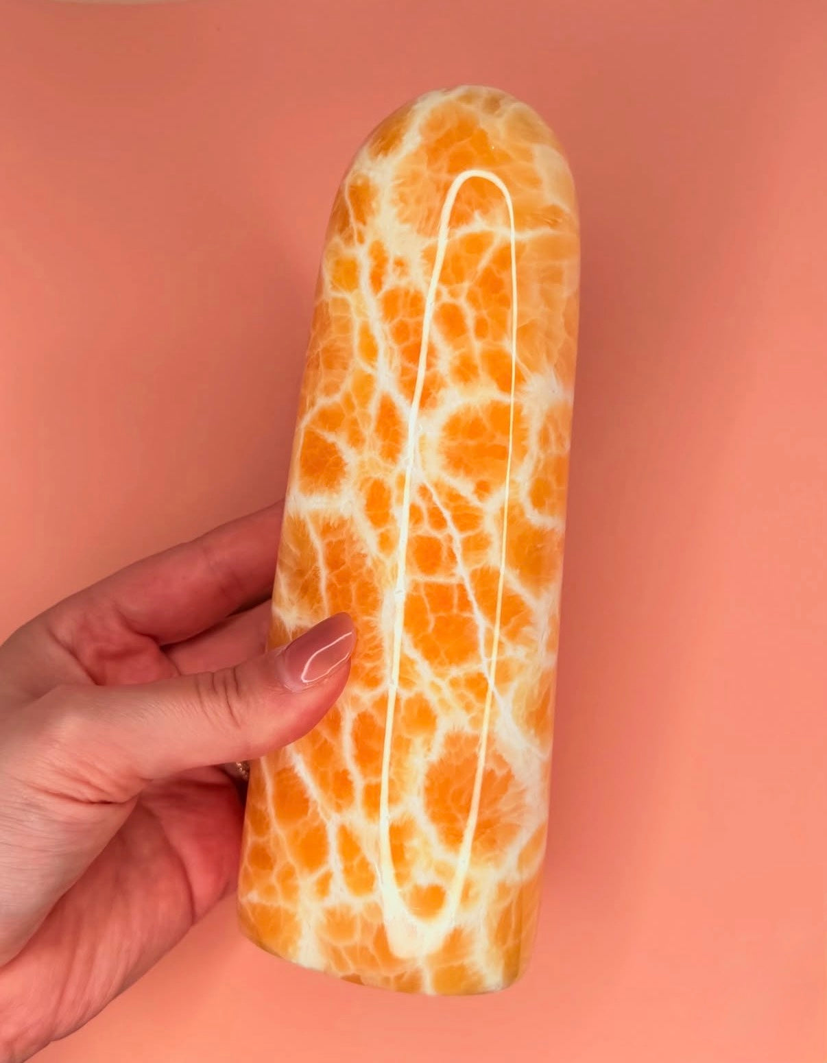 Honeycomb Calcite Statement Freeform 1.1KG