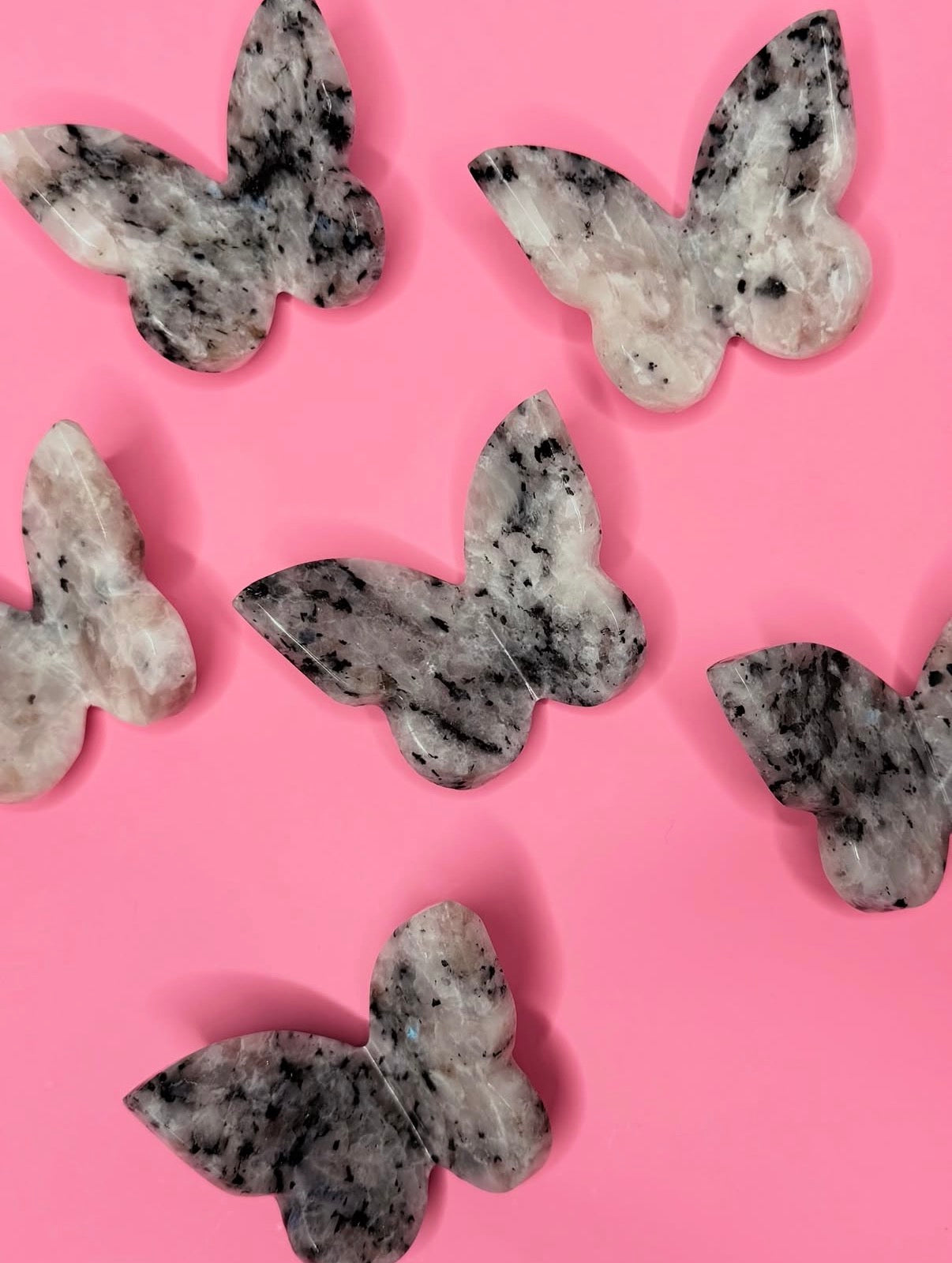 Rainbow Moonstone 3D Butterfly