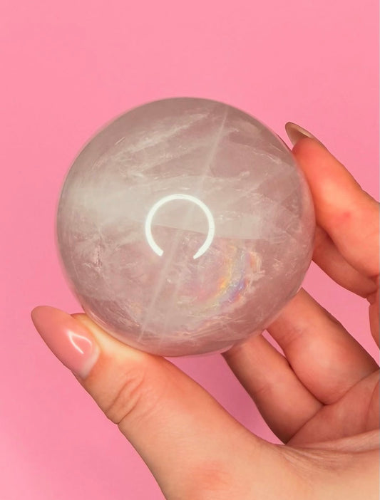 Rose Quartz Sphere 436g