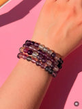 Fluorite 8mm crystal bracelet