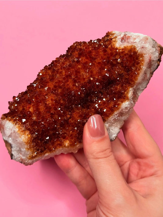 Large Heat Treated Citrine Specimen