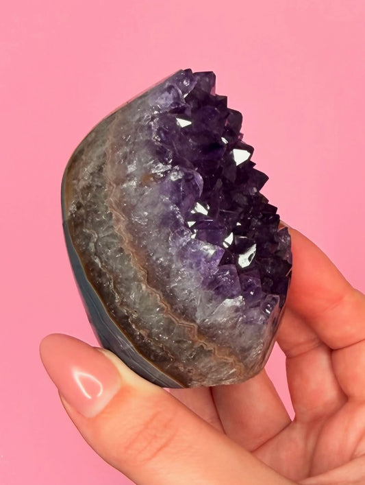 Brazilian Amethyst Cut Base 370g