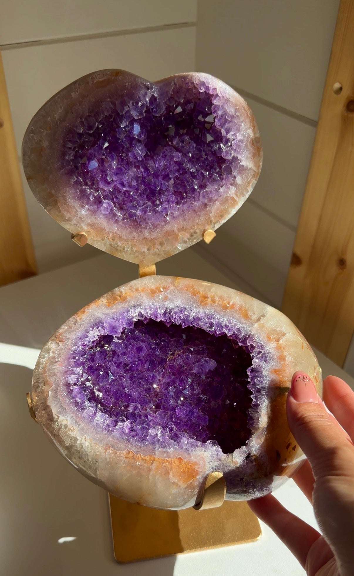 Stunning Brazilian amethyst display jewellery holder 3.25kg