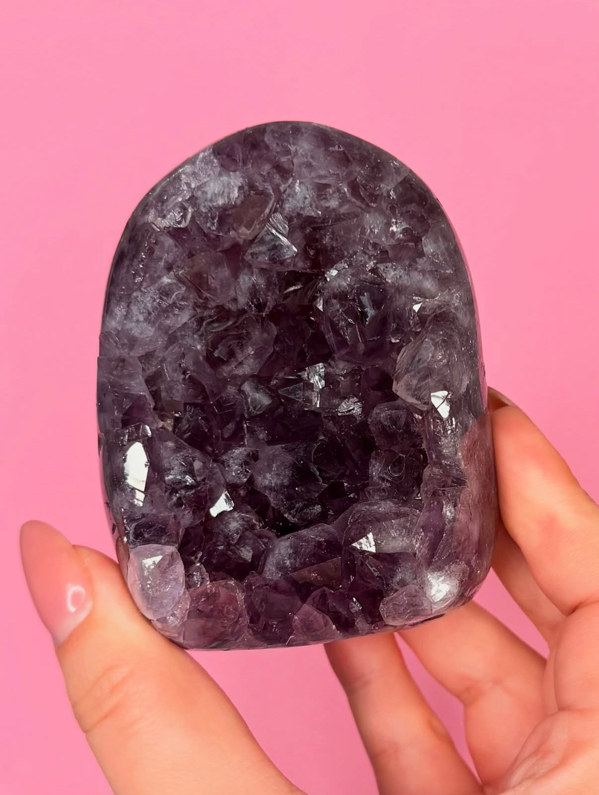 Brazilian Amethyst Cut Base 472g