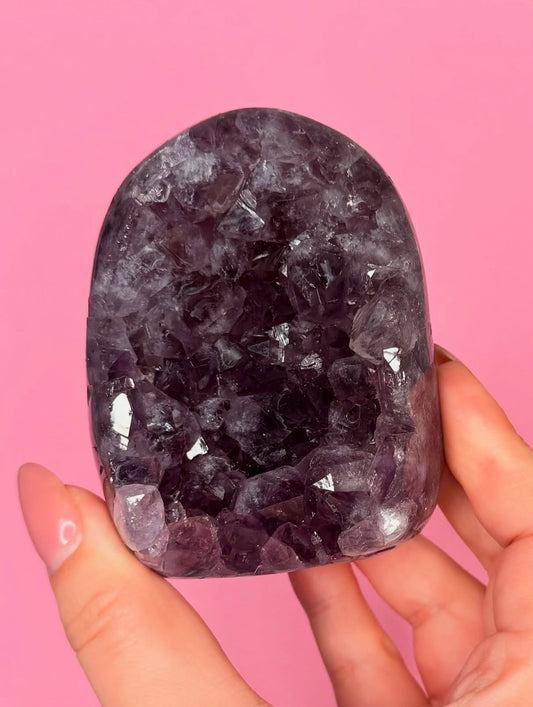 Brazilian Amethyst Cut Base 472g