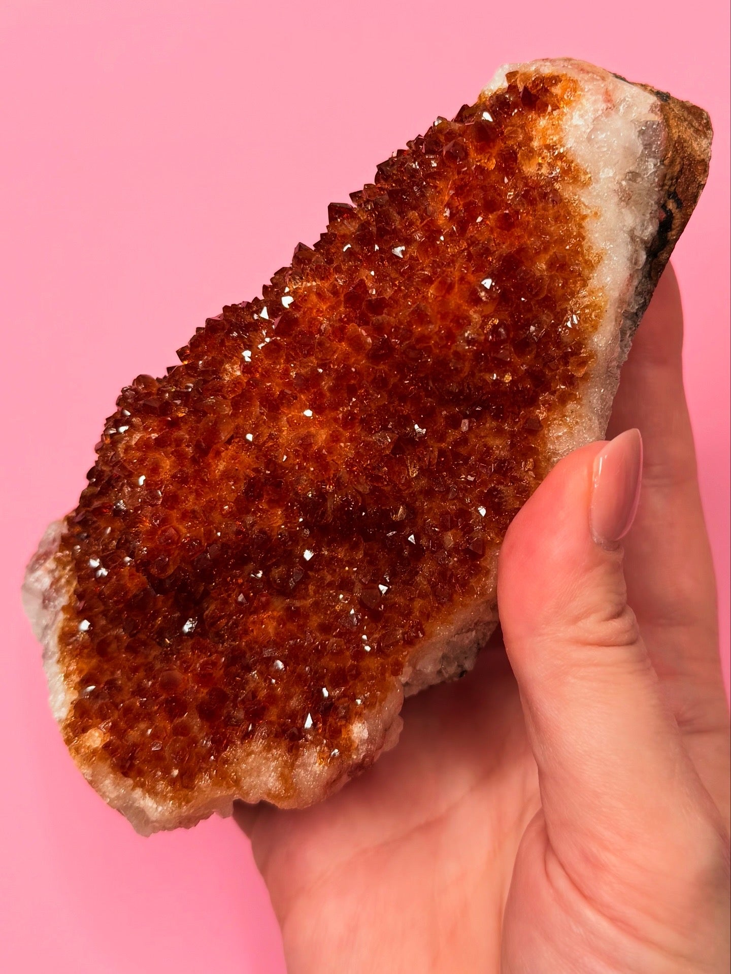 Large Heat Treated Citrine Specimen