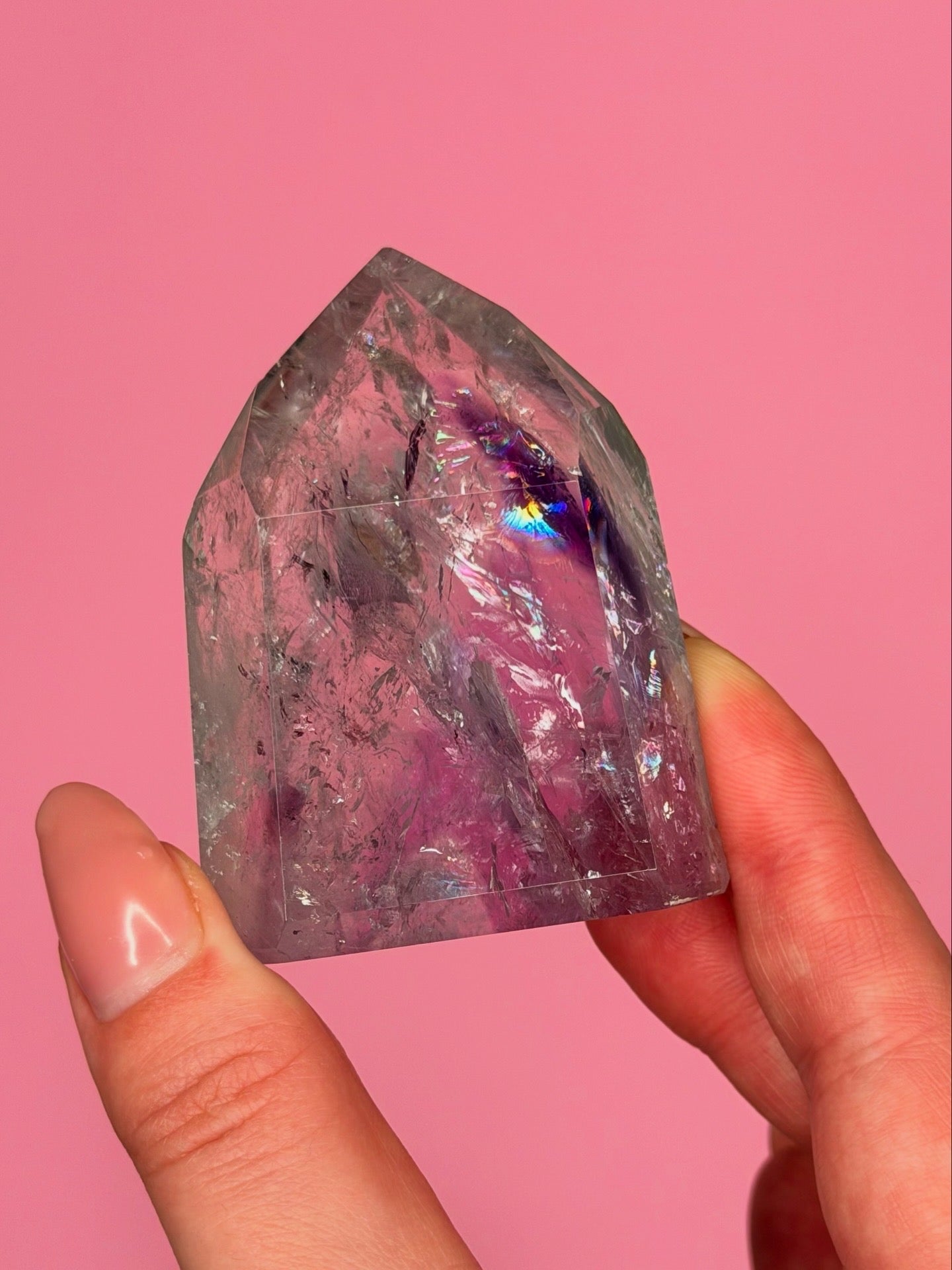 HQ Brazilian Phantom Amethyst Tower 141g