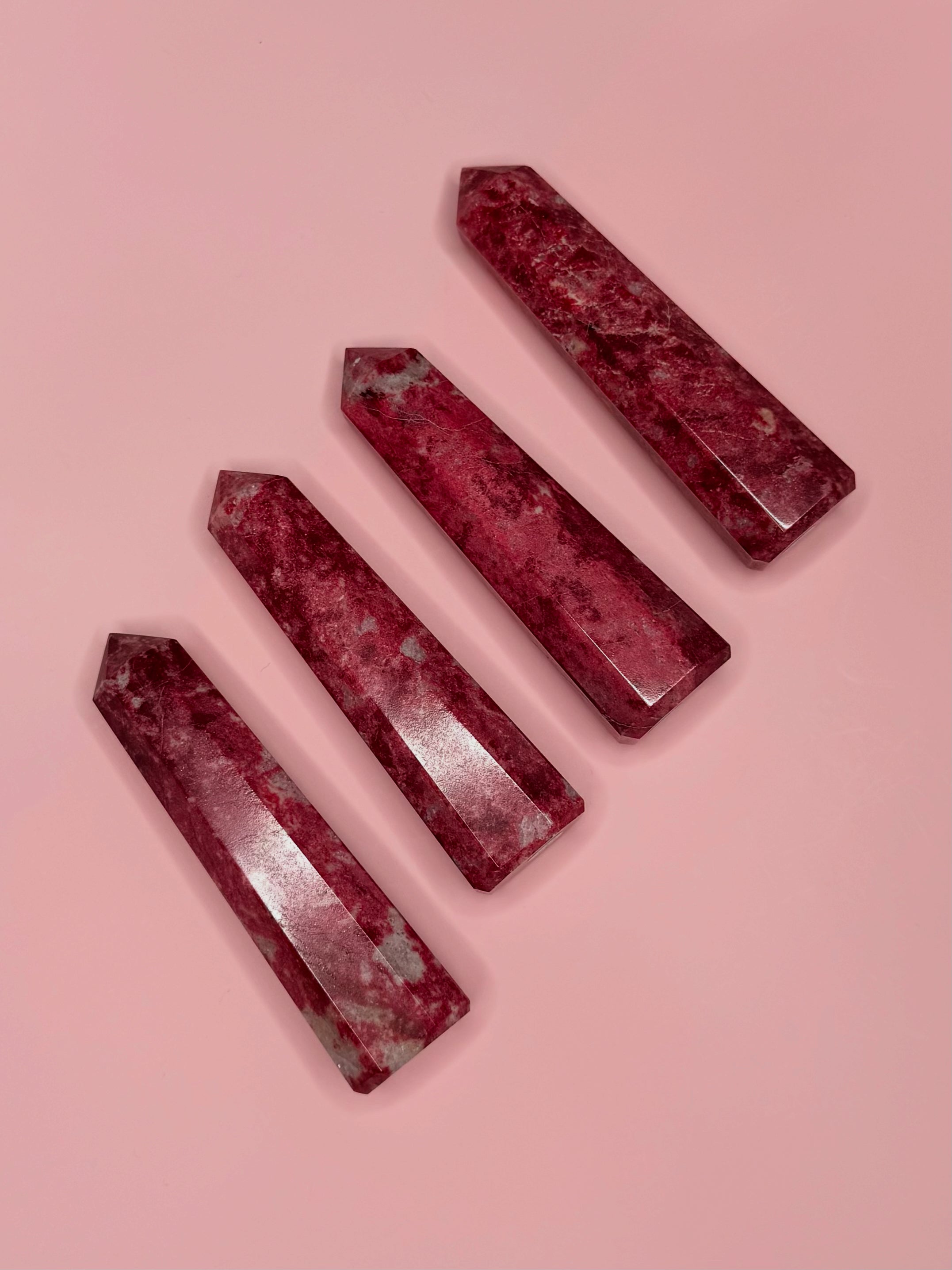 HQ Norwegian Thulite Towers