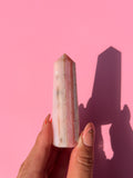 Peruvian pink opal tower