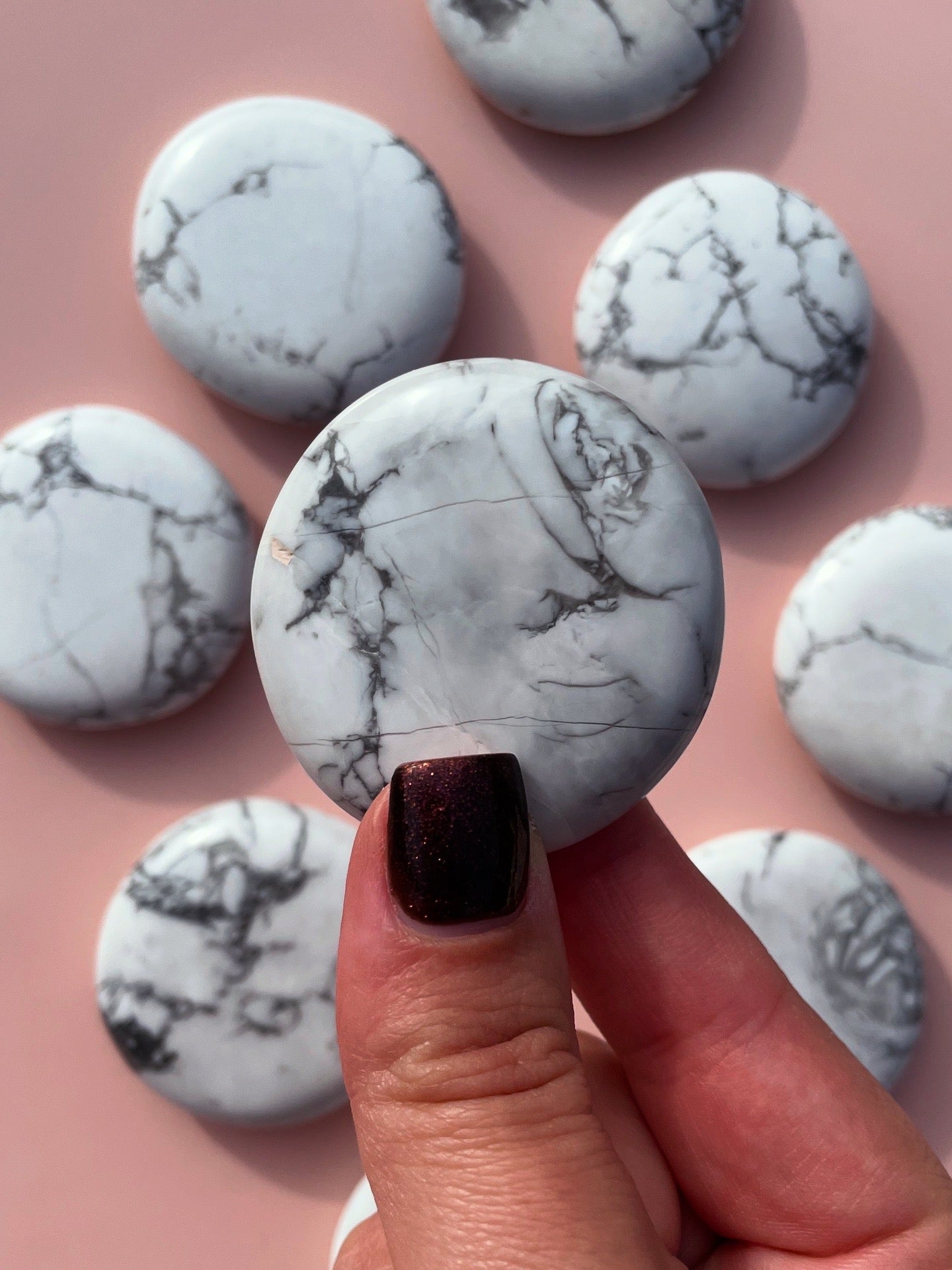 Howlite Flat Stones