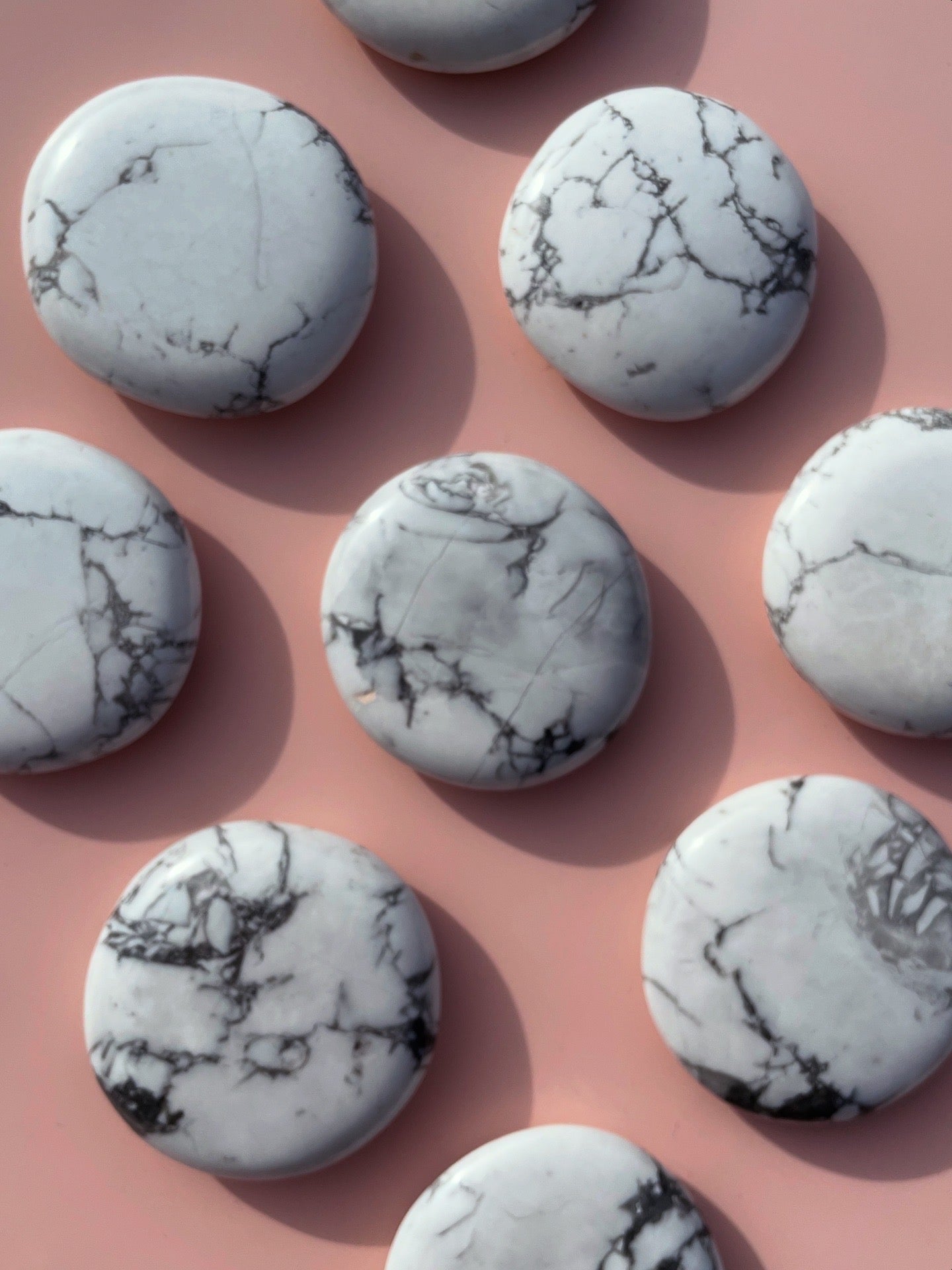 Howlite Flat Stones
